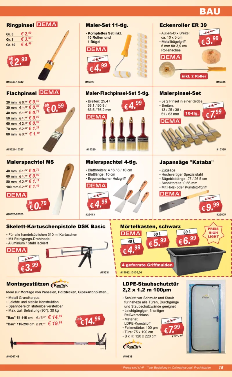 Stabilo Fachmarkt Prospekt vom 23.09.2026, Seite 15