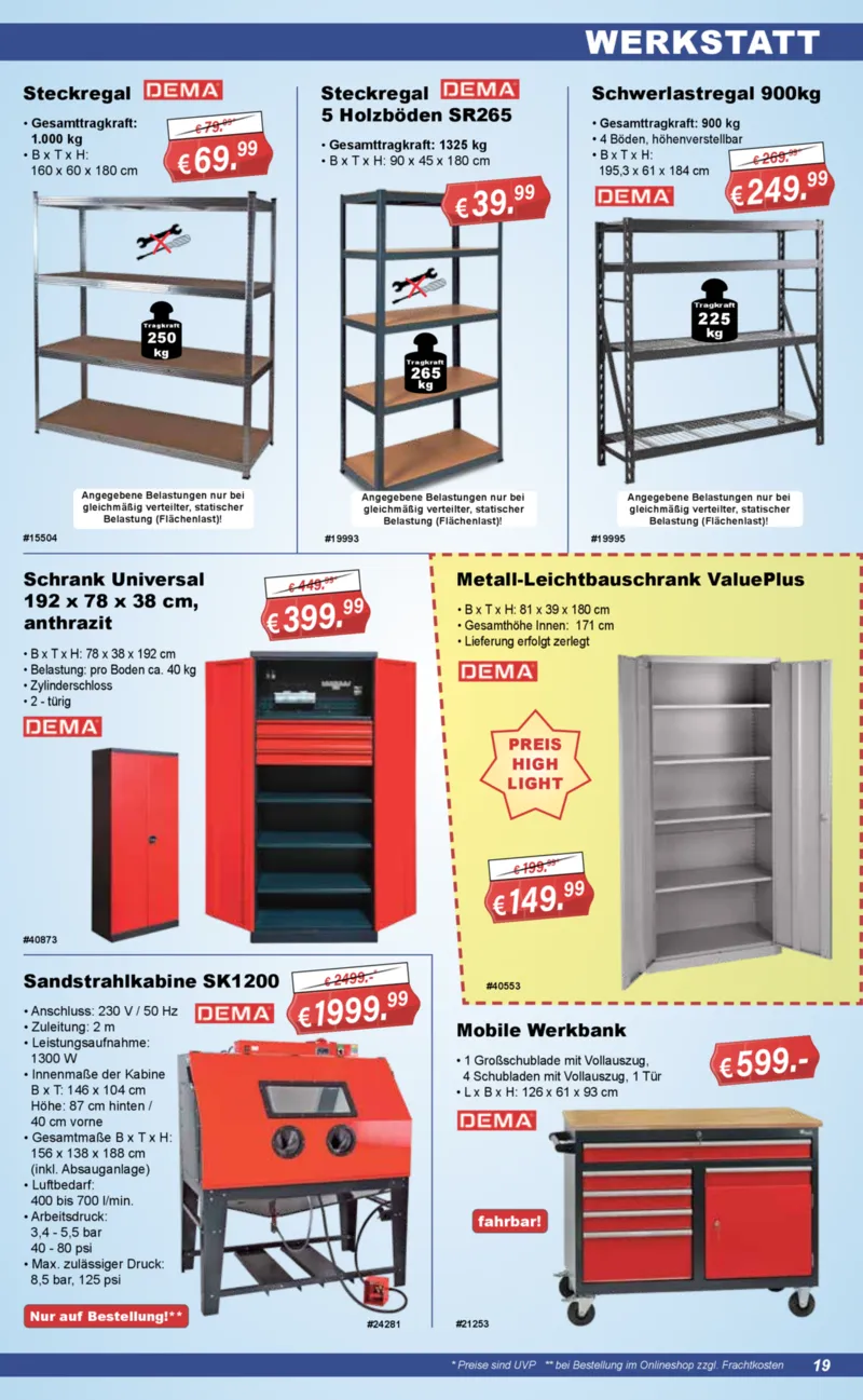Stabilo Fachmarkt Prospekt vom 23.09.2026, Seite 19