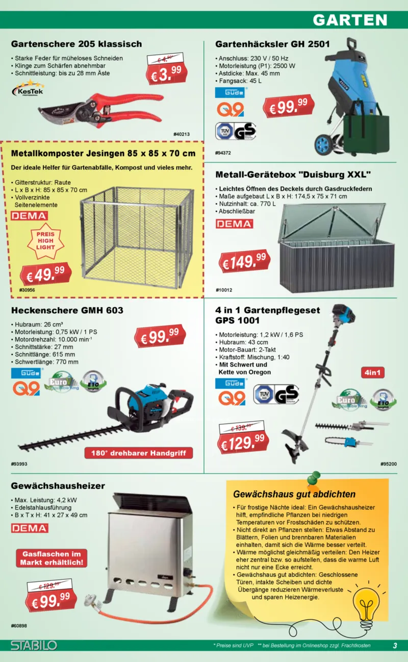 Stabilo Fachmarkt Prospekt vom 23.09.2026, Seite 3