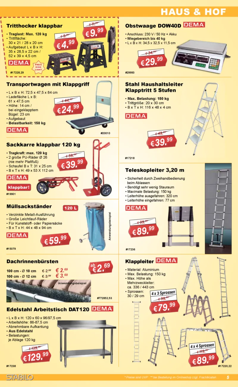 Stabilo Fachmarkt Prospekt vom 23.09.2026, Seite 5