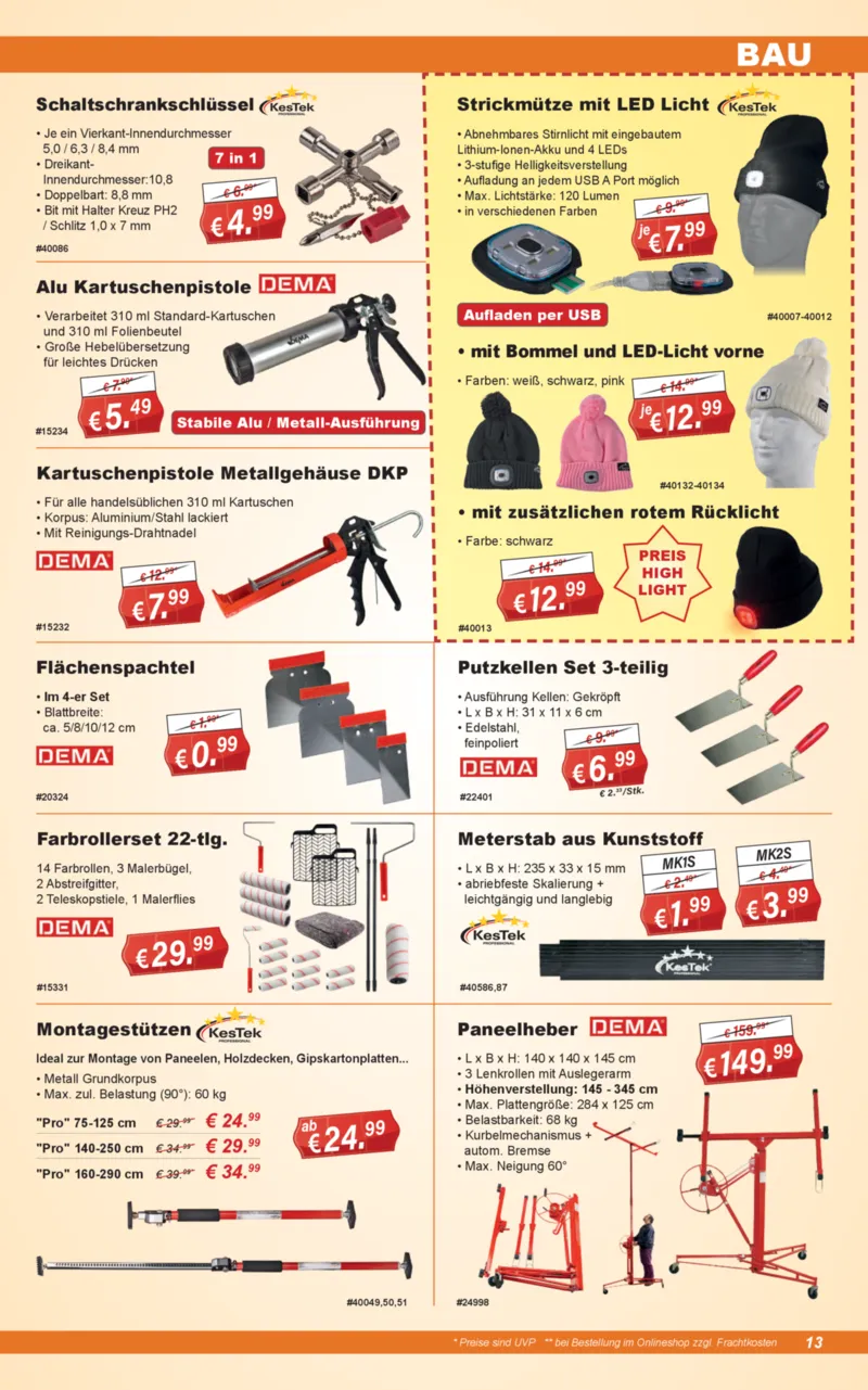 Stabilo Fachmarkt Prospekt vom 07.10.2026, Seite 13