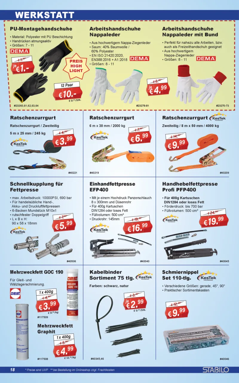 Stabilo Fachmarkt Prospekt vom 07.10.2026, Seite 18