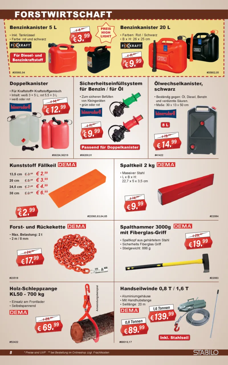 Stabilo Fachmarkt Prospekt vom 07.10.2026, Seite 8