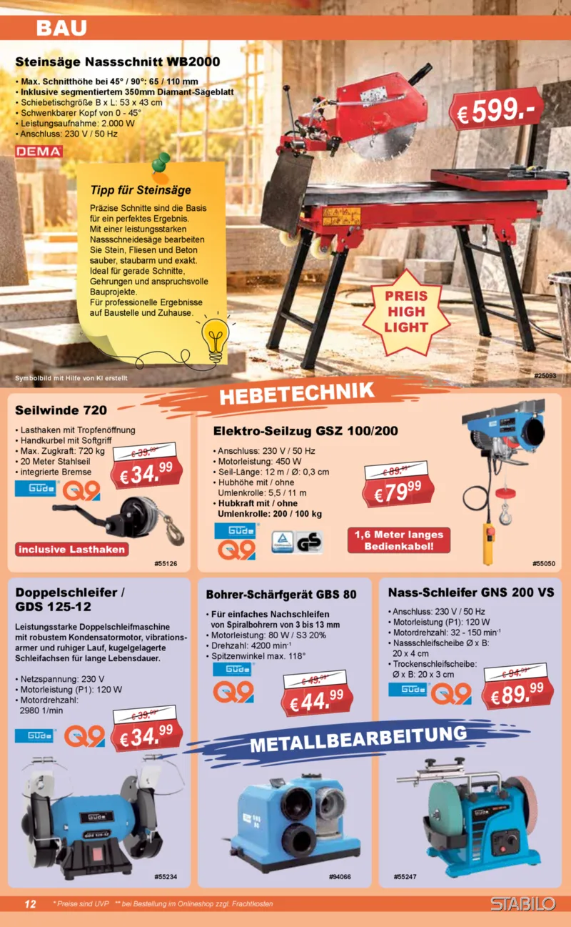 Stabilo Fachmarkt Prospekt vom 21.10.2026, Seite 12