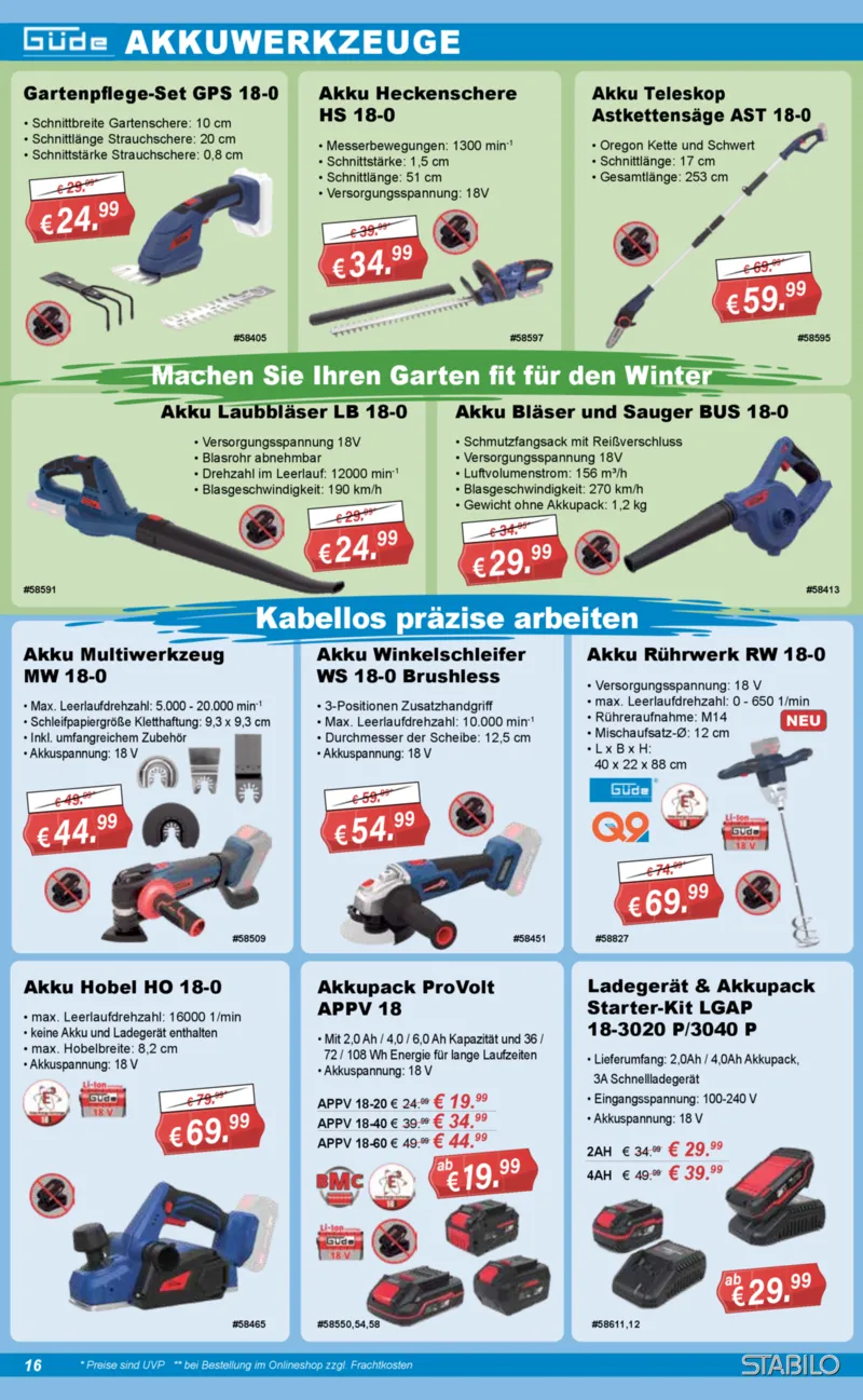Stabilo Fachmarkt Prospekt vom 21.10.2026, Seite 16