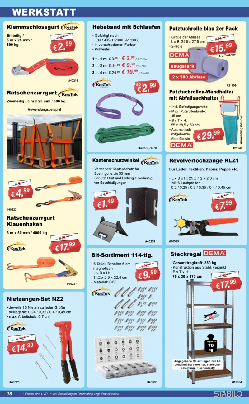 Stabilo Fachmarkt Prospekt vom 21.10.2026, Seite 18