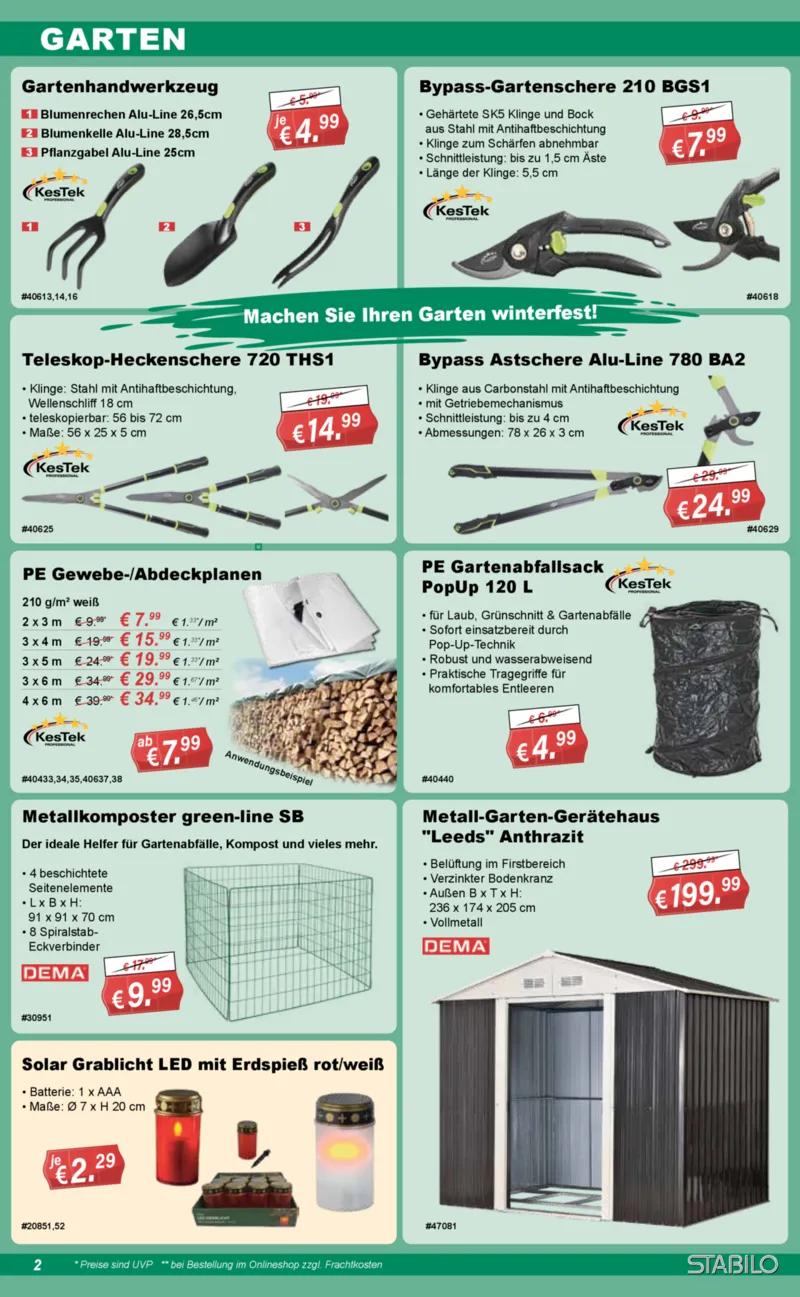 Stabilo Fachmarkt Prospekt vom 21.10.2026, Seite 2