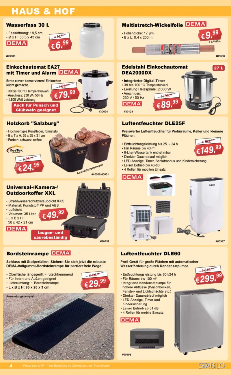 Stabilo Fachmarkt Prospekt vom 21.10.2026, Seite 4