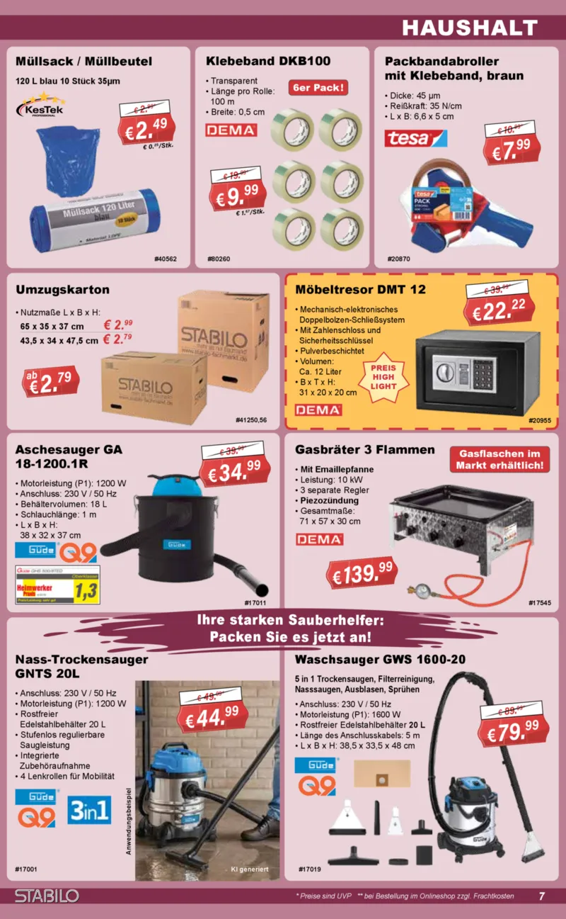 Stabilo Fachmarkt Prospekt vom 21.10.2026, Seite 7