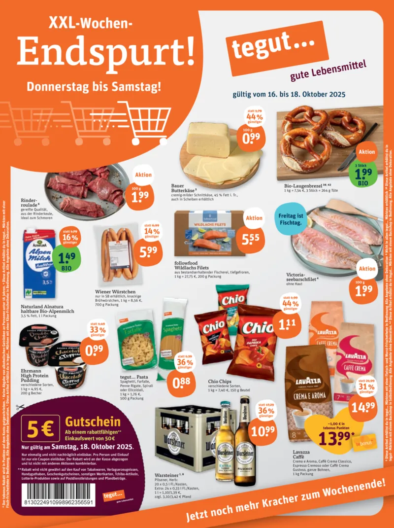 tegut Prospekt vom 13.10.2025, Seite 1