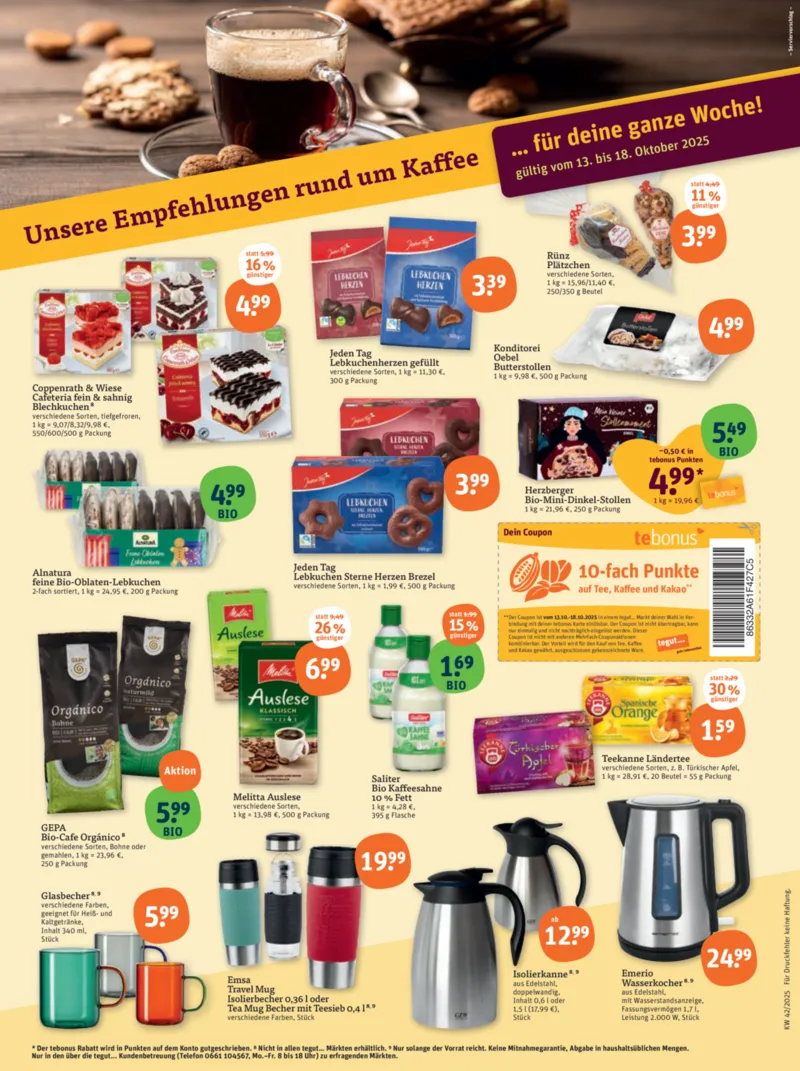 tegut Prospekt vom 13.10.2025, Seite 2