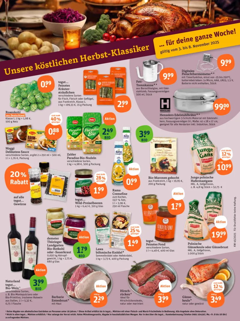 tegut Prospekt vom 03.11.2025, Seite 2