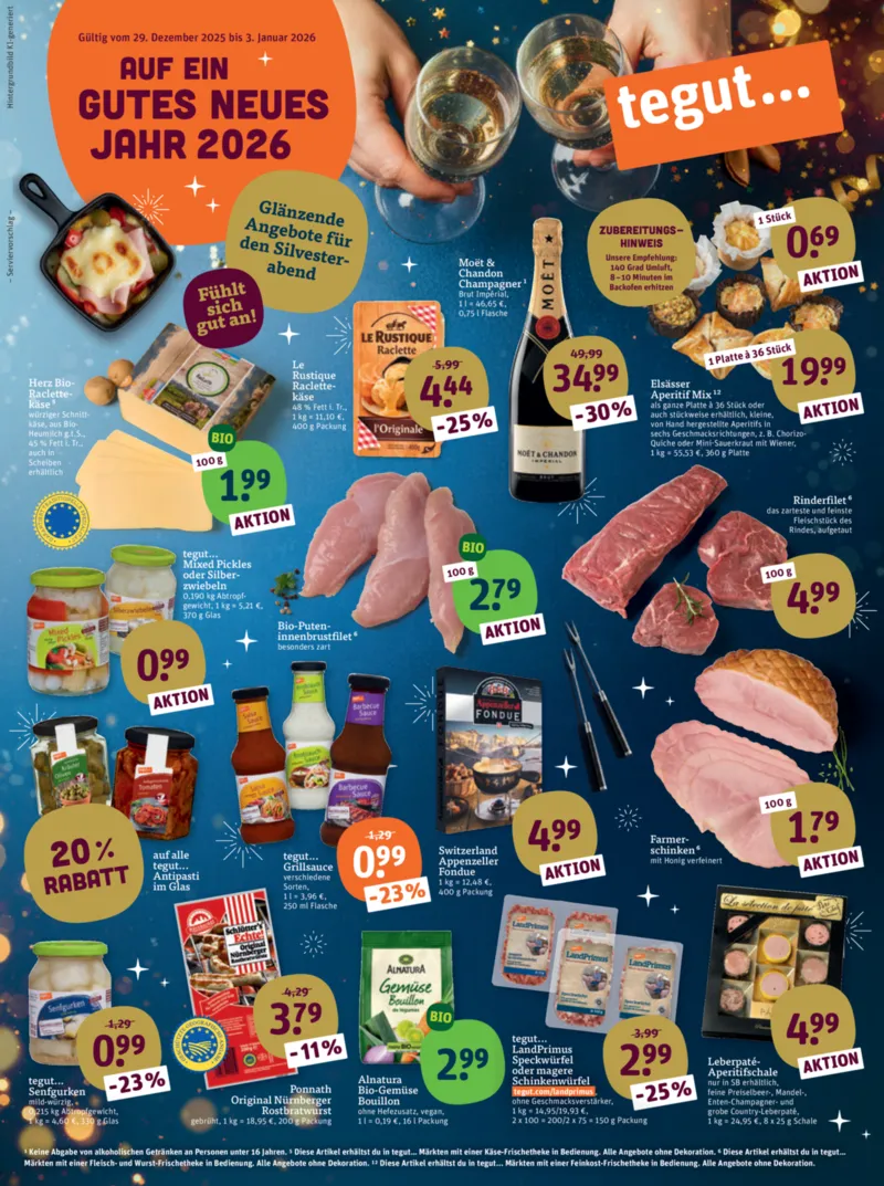 tegut Prospekt vom 29.12.2025, Seite 1