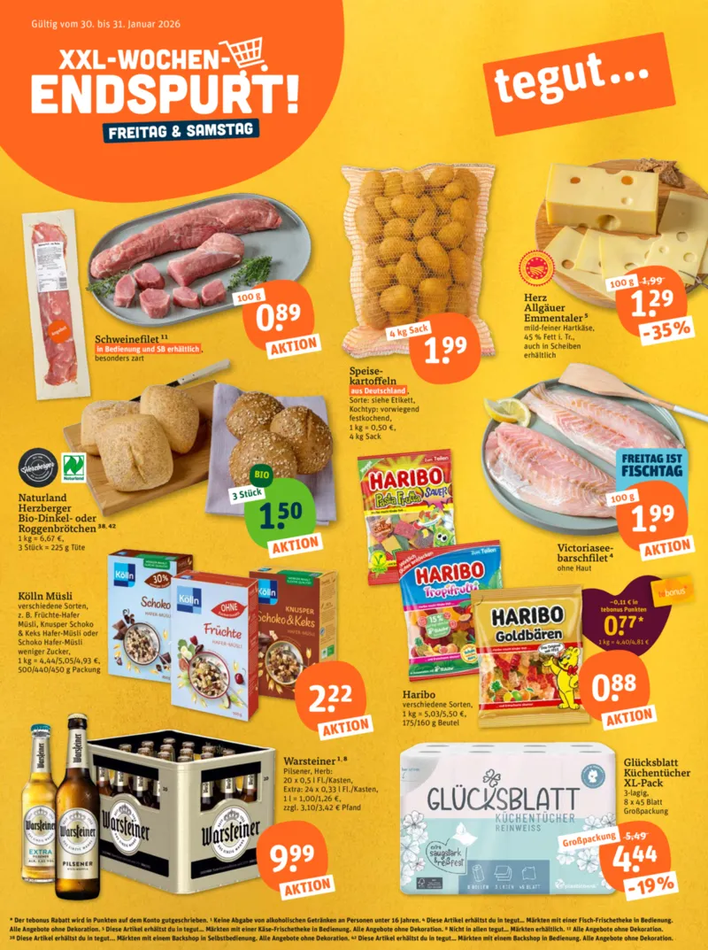 tegut Prospekt vom 26.01.2026, Seite 1