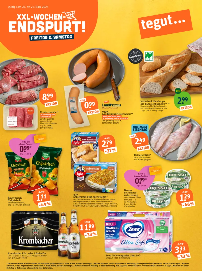 tegut Prospekt vom 16.03.2026, Seite 1