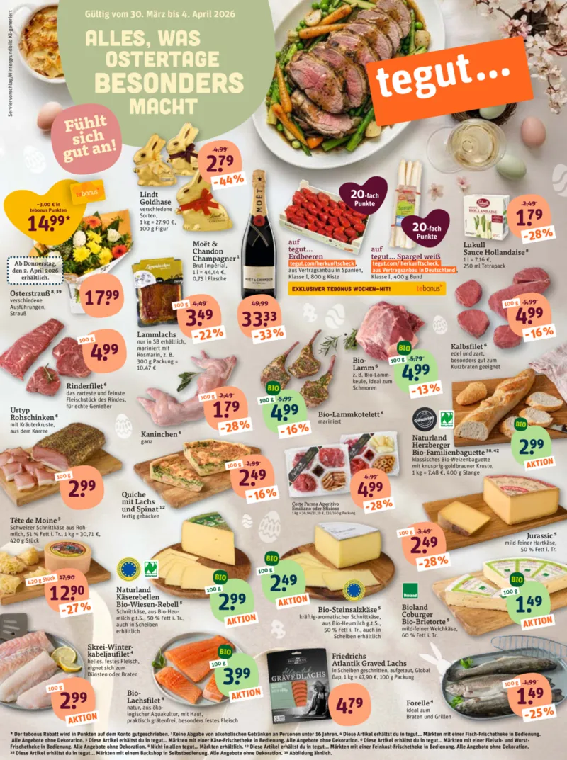 tegut Prospekt vom 30.03.2026, Seite 1