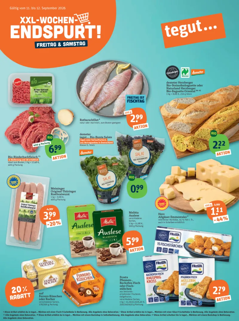tegut Prospekt vom 07.09.2026, Seite 1