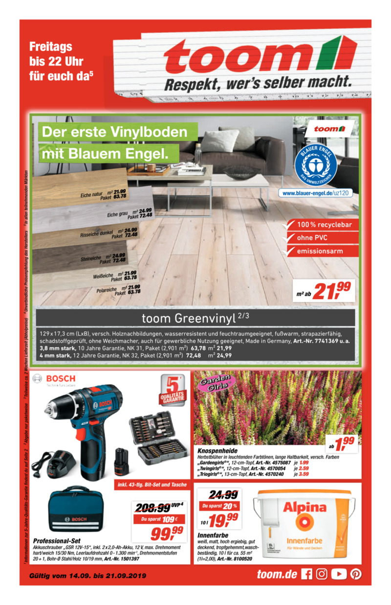 Alle toom Prospekte online finden!