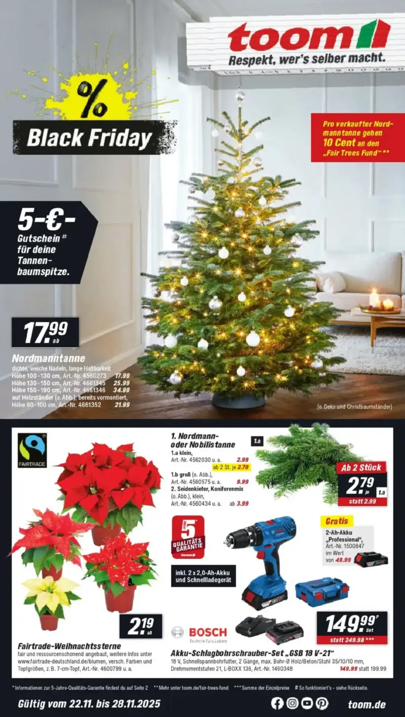 toom Prospekt vom 22.11.2025, Seite 1