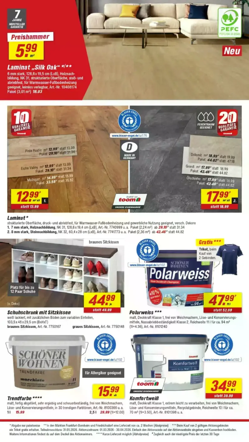 toom Prospekt vom 21.03.2026, Seite 16