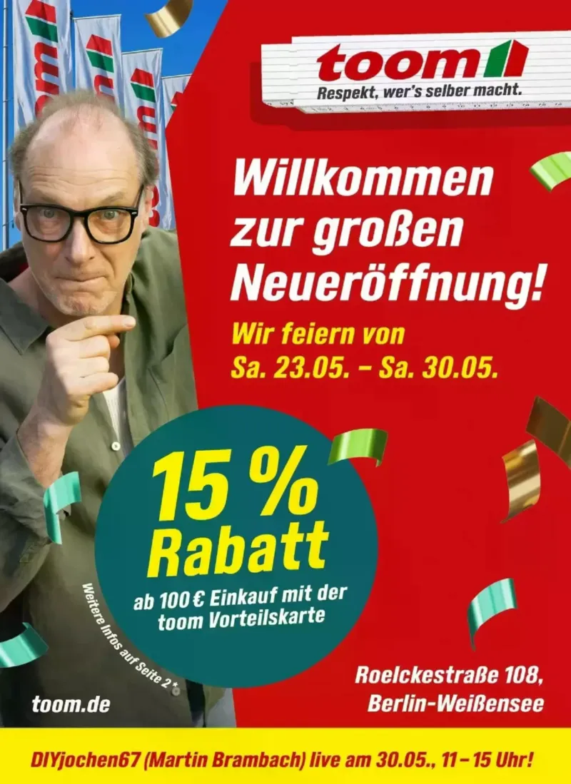 toom Prospekt vom 23.05.2026, Seite 1