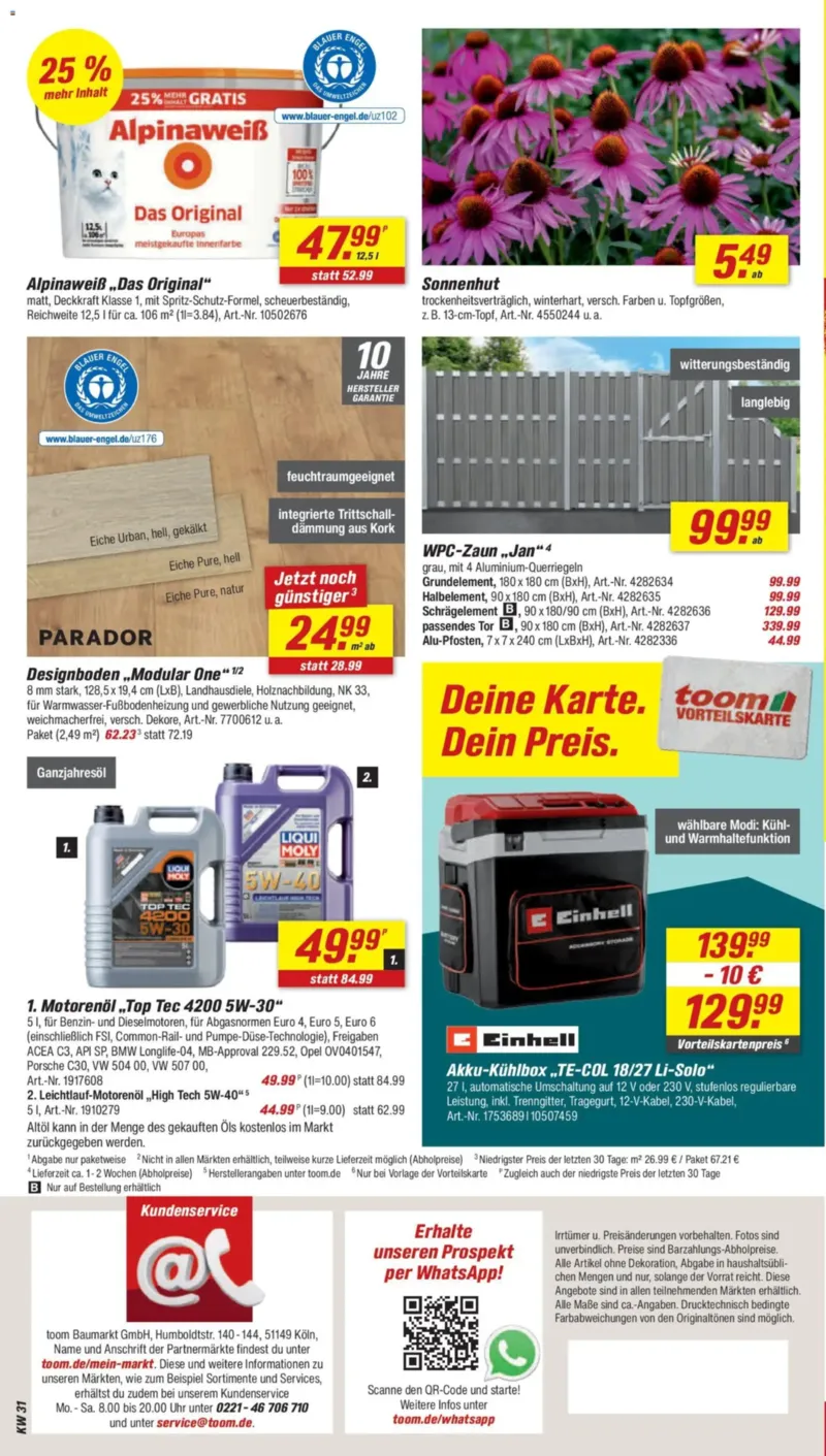 toom Prospekt vom 25.07.2026, Seite 18