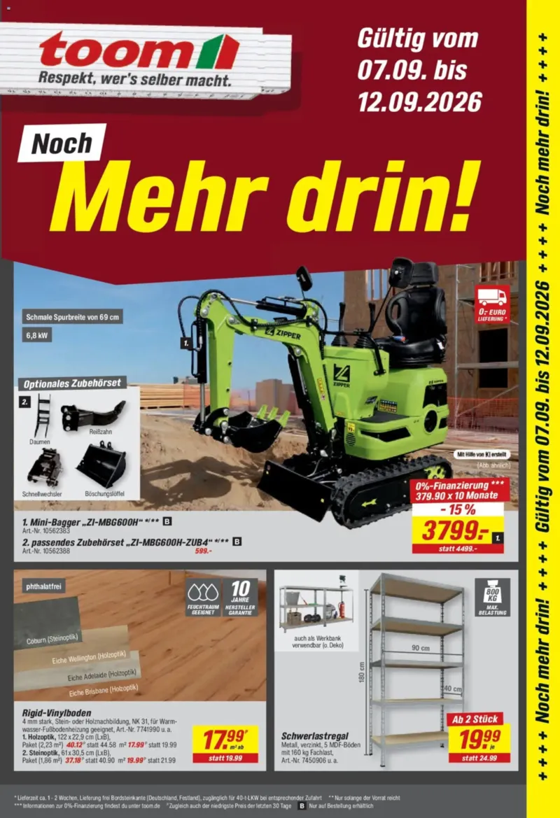toom Prospekt vom 07.09.2026, Seite 1