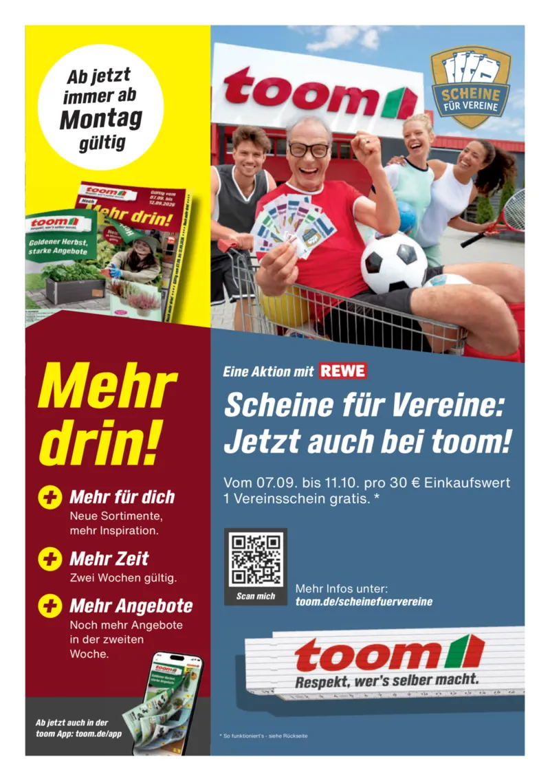 toom Prospekt vom 26.09.2026, Seite 1