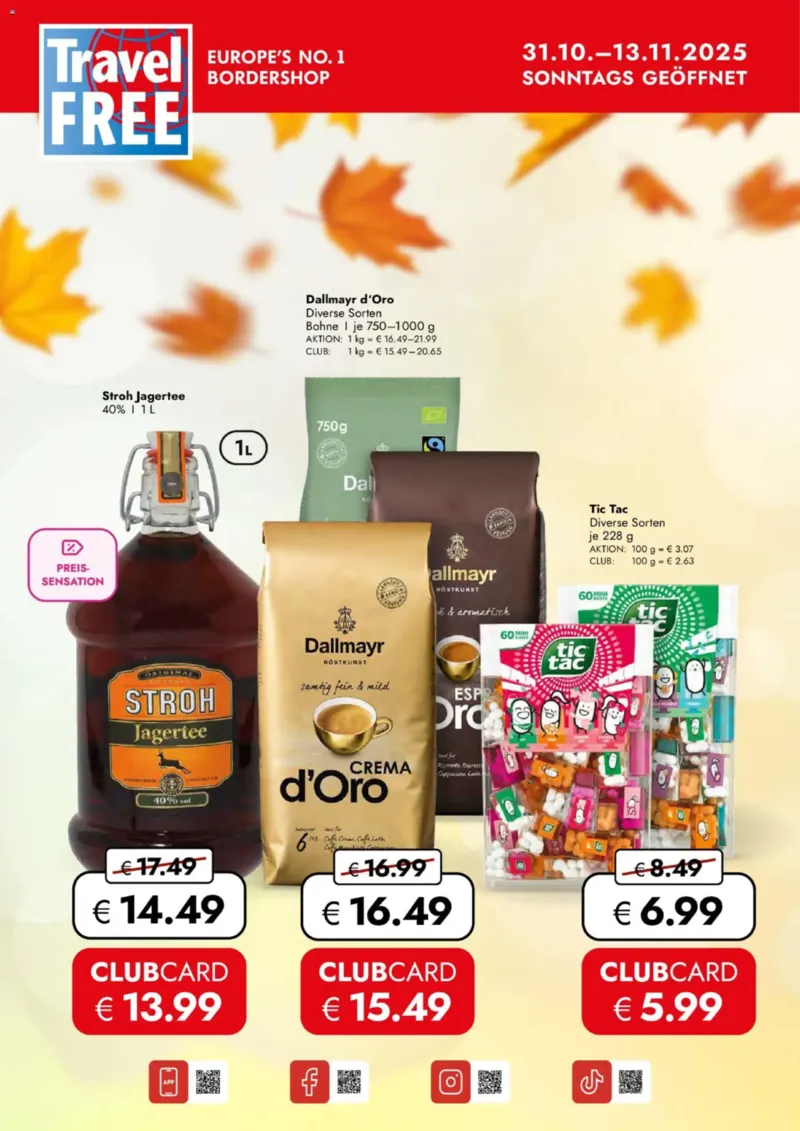Travel FREE Prospekt vom 31.10.2025, Seite 1