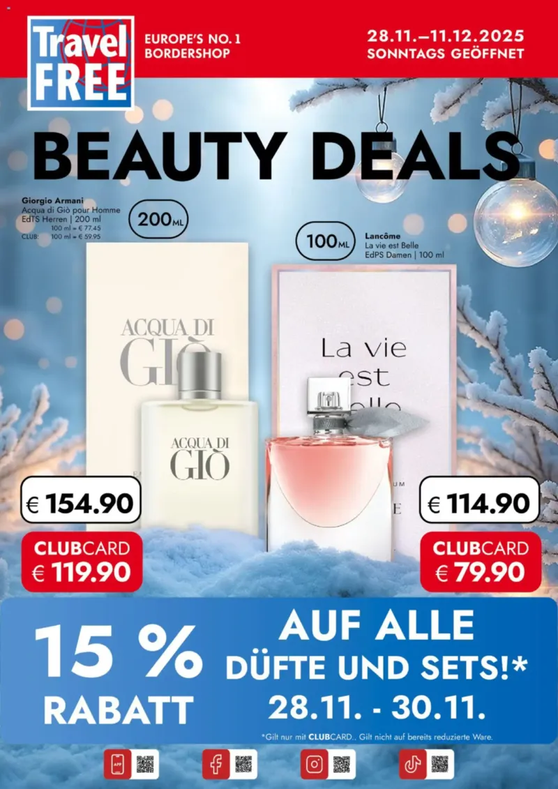 Travel FREE Prospekt vom 28.11.2025, Seite 1