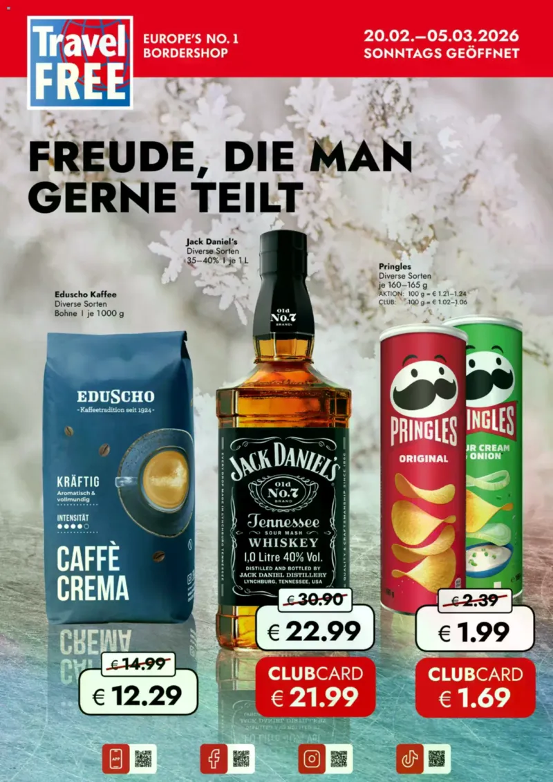 Travel FREE Prospekt vom 20.02.2026, Seite 1