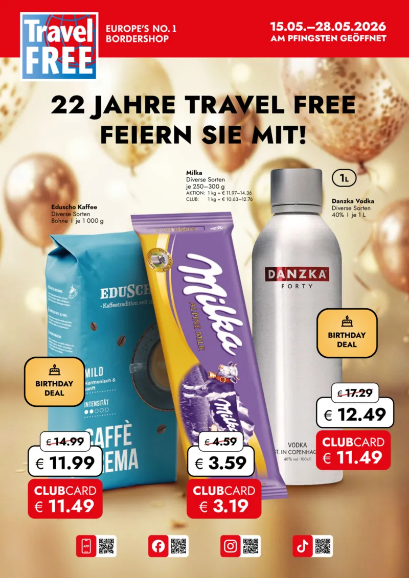 Travel FREE Prospekt vom 15.05.2026, Seite 1
