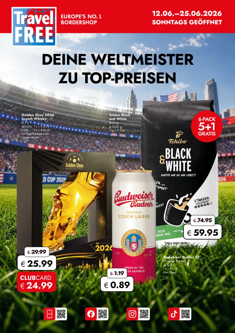 Travel FREE Prospekt vom 12.06.2026, Seite 1
