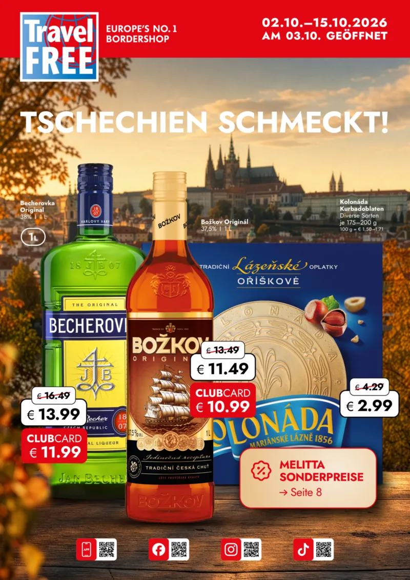 Travel FREE Prospekt vom 02.10.2026, Seite 1