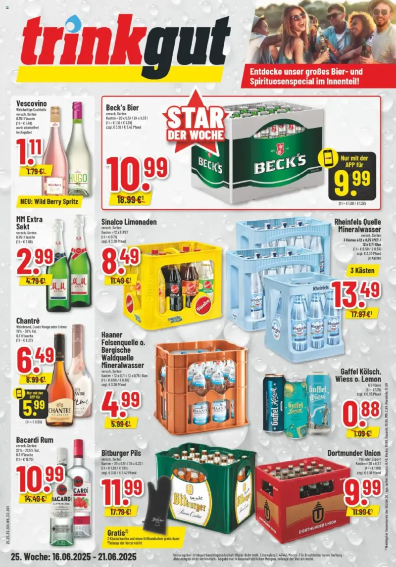 trinkgut Prospekt vom 16.06.2025, Seite 1