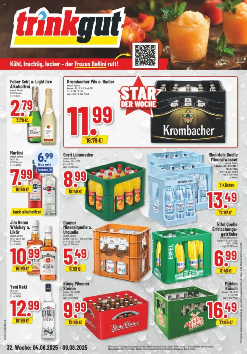 trinkgut Prospekt vom 04.08.2025, Seite 1