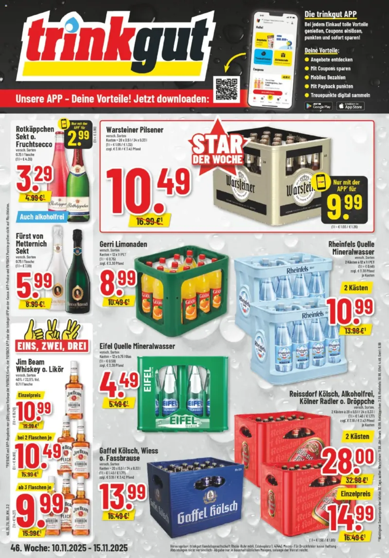 trinkgut Prospekt vom 10.11.2025, Seite 1