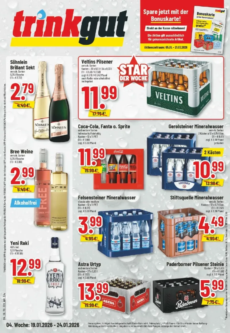 trinkgut Prospekt vom 19.01.2026, Seite 1