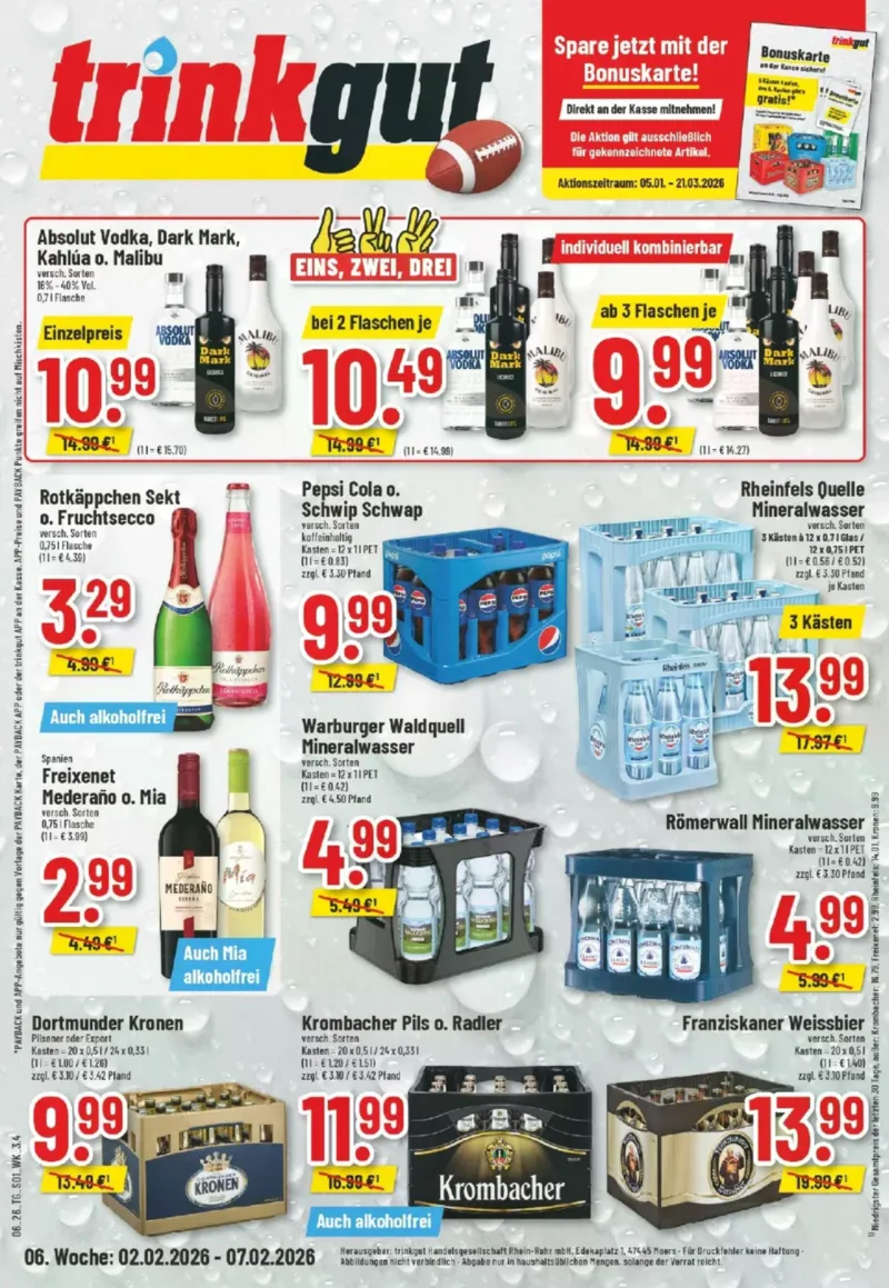 trinkgut Prospekt vom 02.02.2026, Seite 1