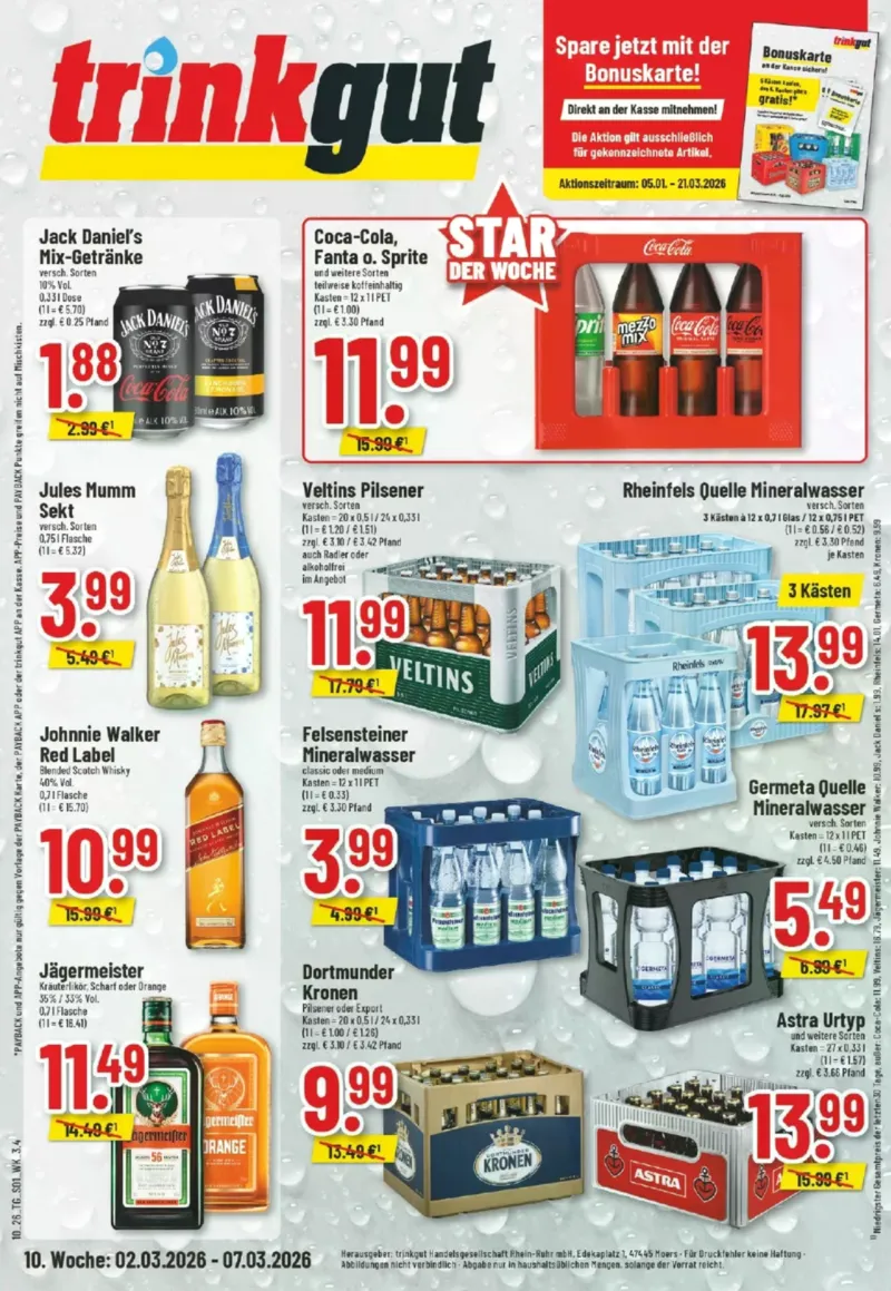 trinkgut Prospekt vom 02.03.2026, Seite 1