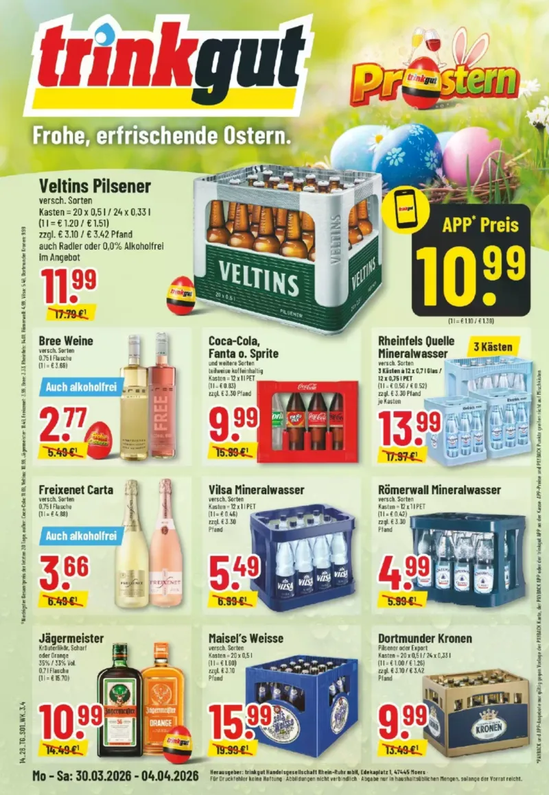 trinkgut Prospekt vom 30.03.2026, Seite 1
