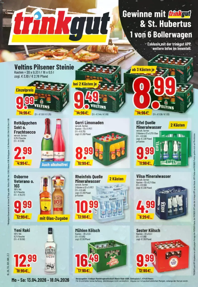 trinkgut Prospekt vom 13.04.2026, Seite 1