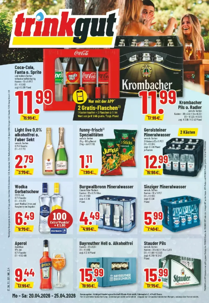 trinkgut Prospekt vom 20.04.2026, Seite 1