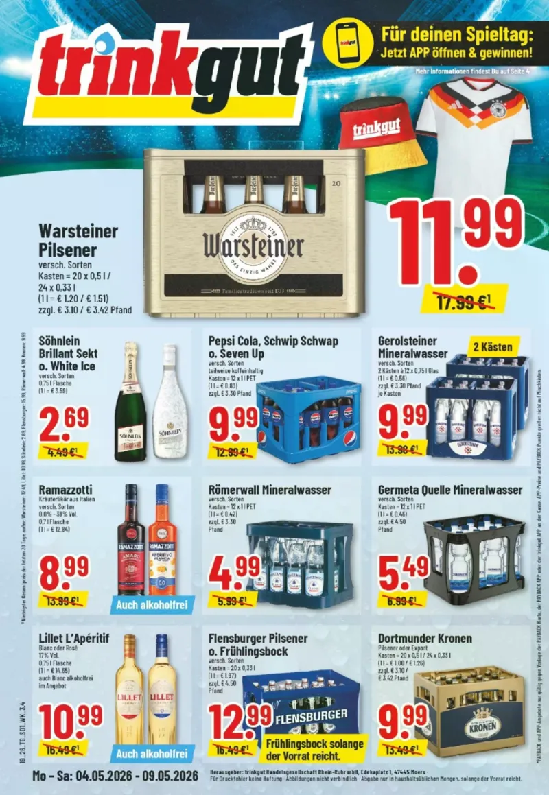 trinkgut Prospekt vom 04.05.2026, Seite 1