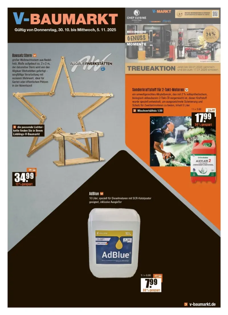 V-Baumarkt Prospekt vom 30.10.2025, Seite 1