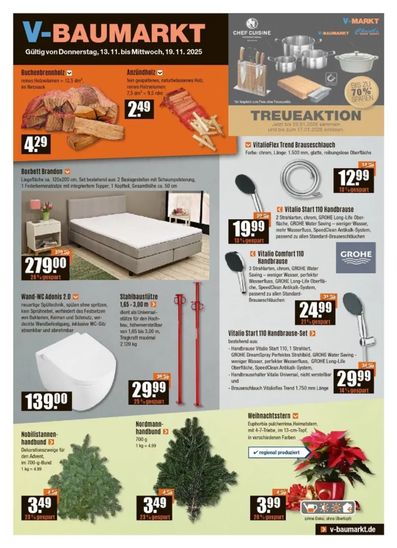V-Baumarkt Prospekt vom 13.11.2025, Seite 1