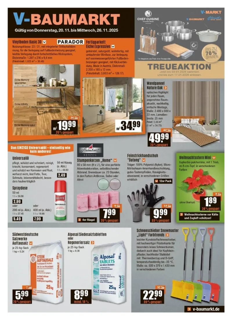 V-Baumarkt Prospekt vom 20.11.2025, Seite 1