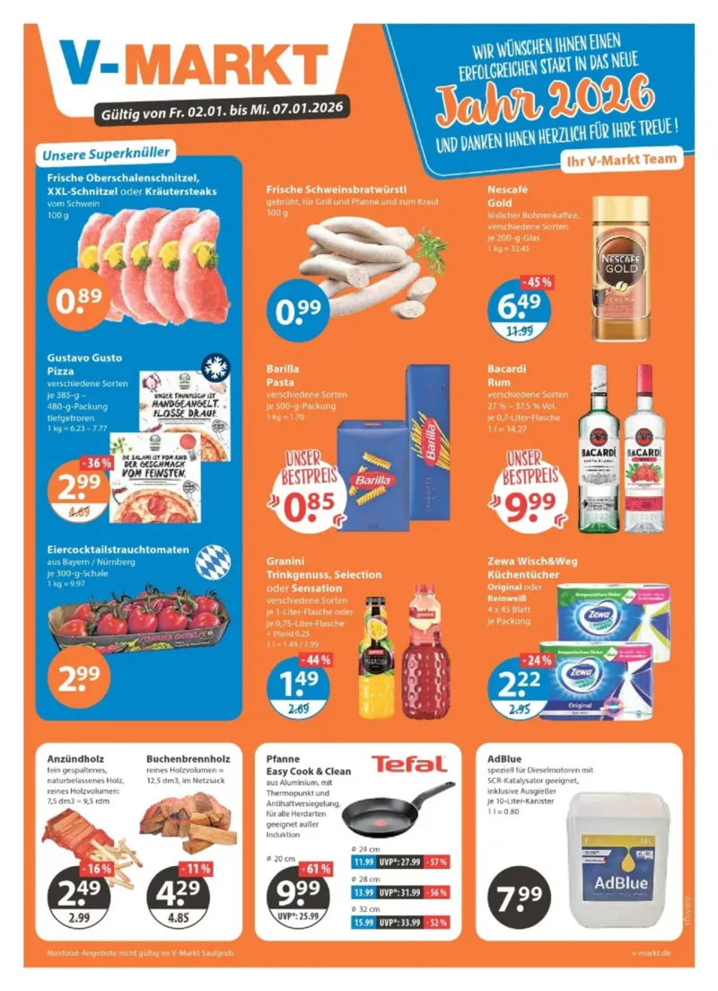V-Baumarkt Prospekt vom 02.01.2026, Seite 1