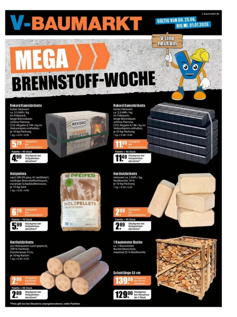 V-Baumarkt Prospekt vom 25.06.2026, Seite 1