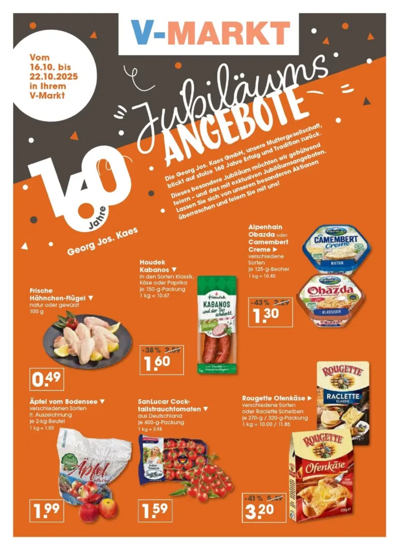 V-Markt Prospekt vom 16.10.2025, Seite 2 V-Markt Prospekt vom 16.10.2025, Seite 2